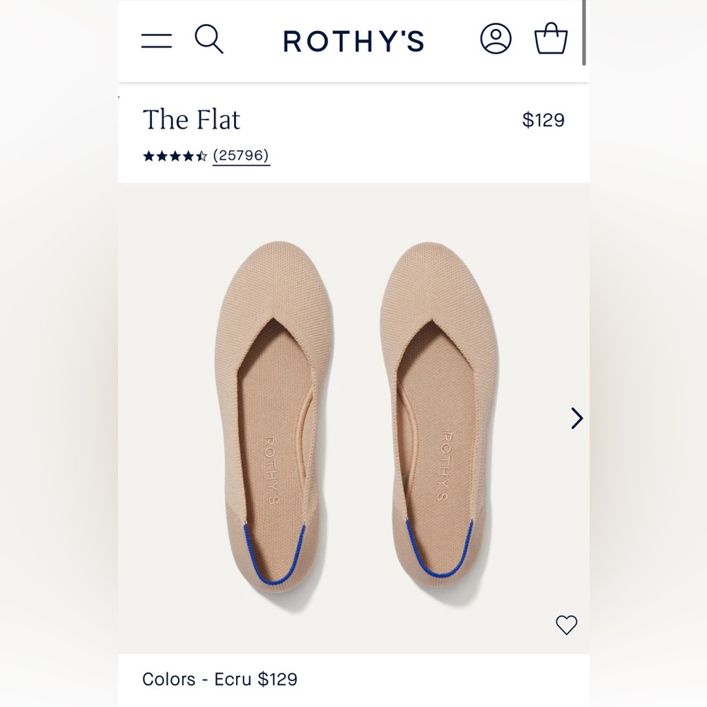 Rothy’s - The Flat in nude